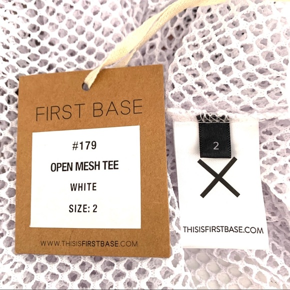 Nasty Gal For First Base X White Mesh Top - Picture 3 of 8